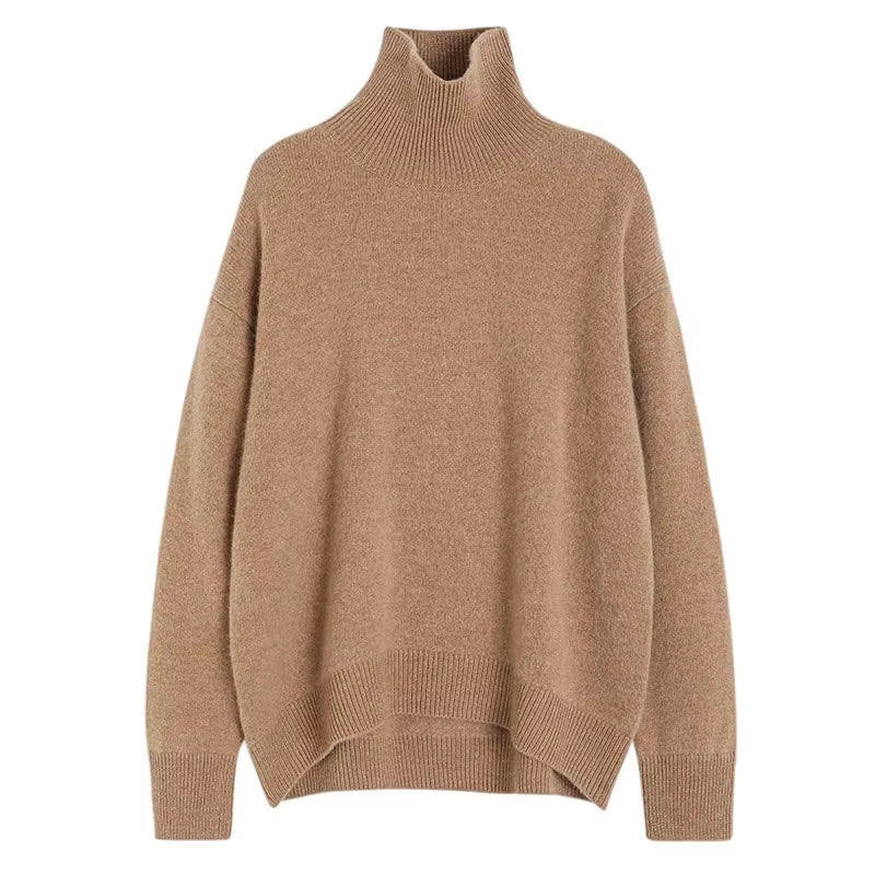 New Cashmere Sweater Pullover High Neck 