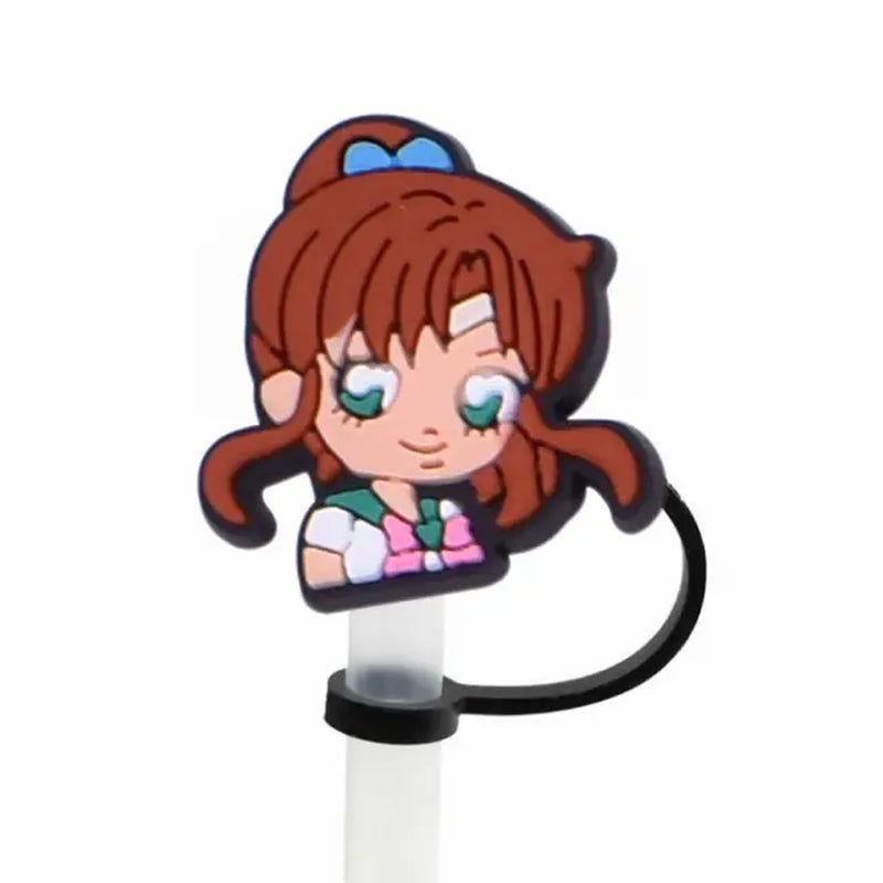 New Anime Beautiful Girl Straw Cover Cap10Mm