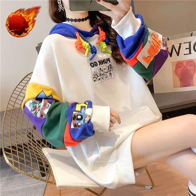 Korean Hooded Sweatshirt Anime