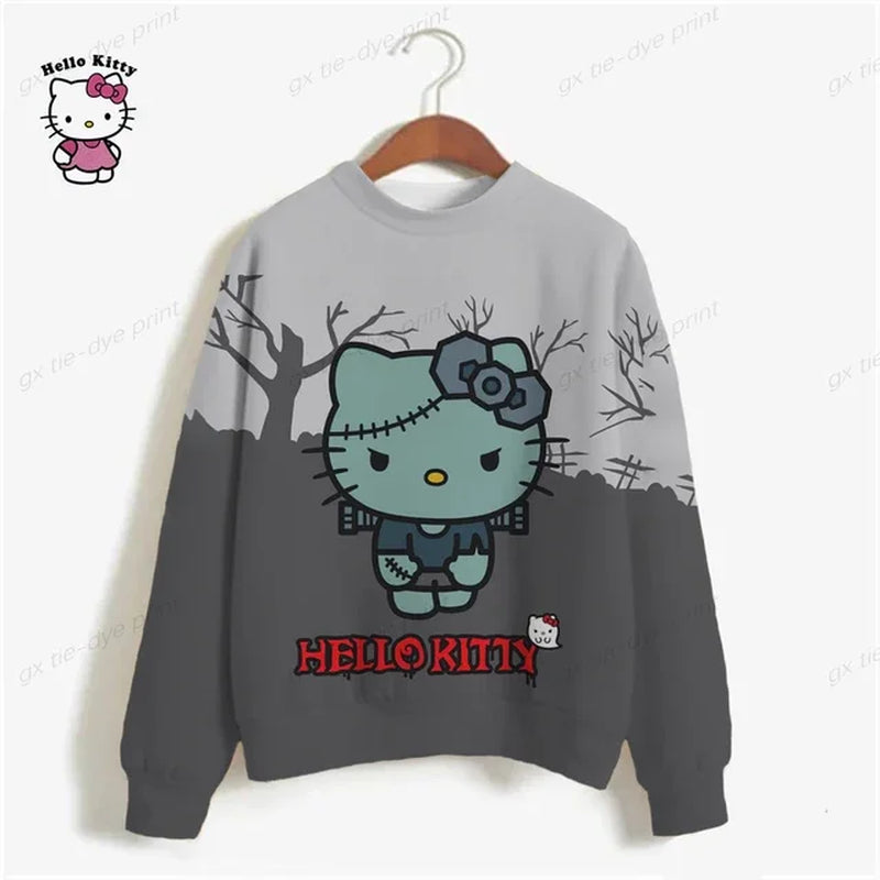 Fall Hello Kitty Harajuku Aesthetic Streetwear