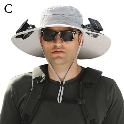 BreezeBrim Solar Cooling Hat