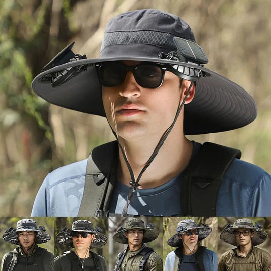 BreezeBrim Solar Cooling Hat