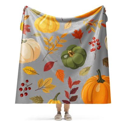 Soft Shades Fall Sherpa blanket